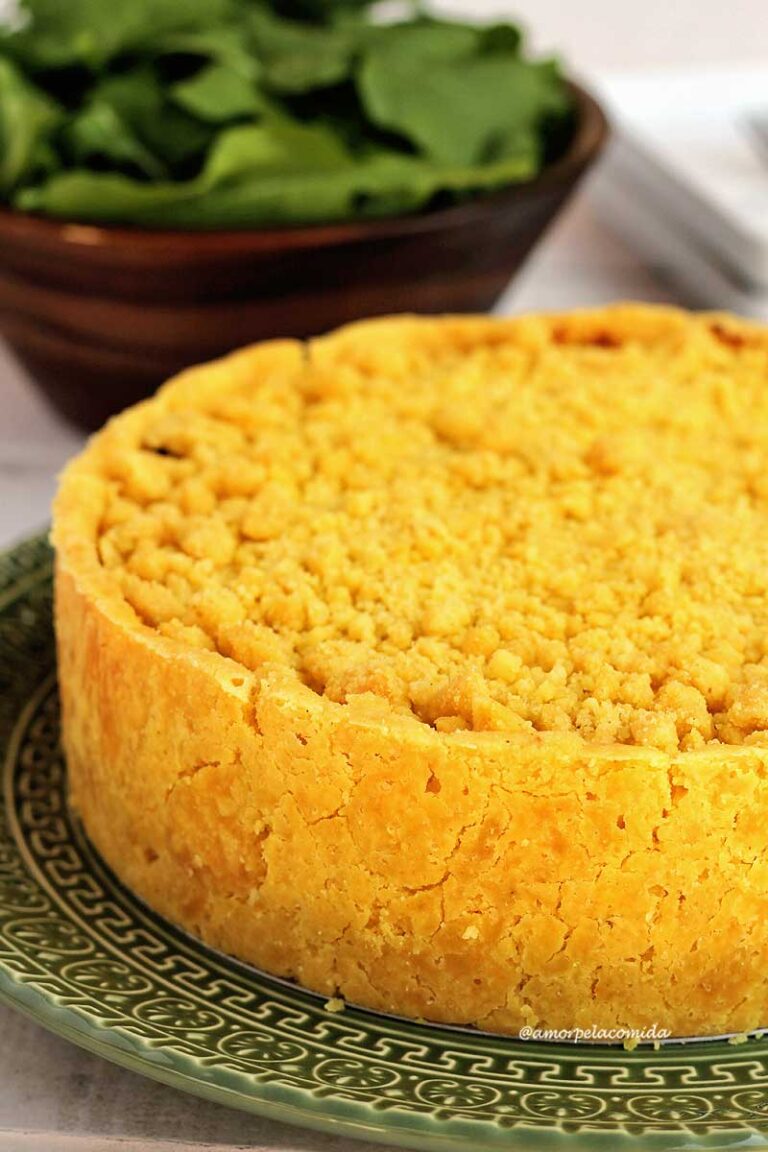 Delicioso Empadão de Palmito Vegano Livre de Glúten